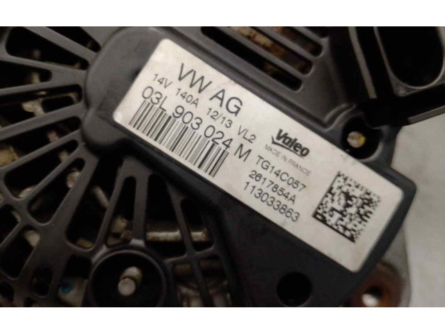 Генератор 03L903024M, 2617854A   Volkswagen Caddy      