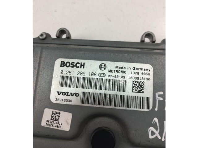 Řídící jednotka 30743338, 0261209108 Volvo S80 2008