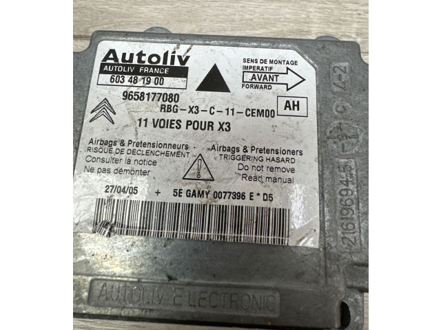 Блок подушек безопасности 603481900, 9658177080 Citroen C5