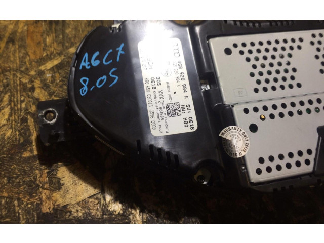 Панель приборов Audi A6 C7