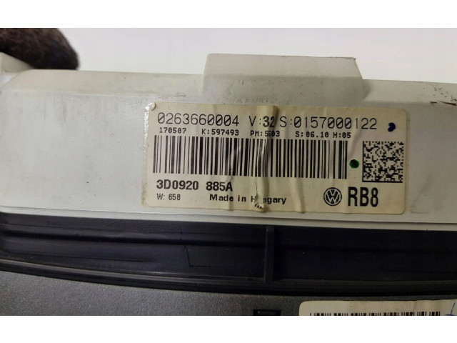 Панель приборов 3D0920885A   Volkswagen Phaeton       