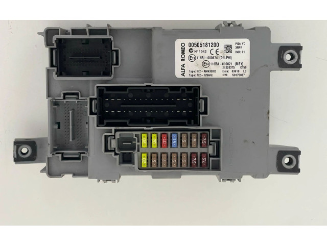 Pojistková skříňka 00505181200, 00505181200 Alfa Romeo Mito 2012