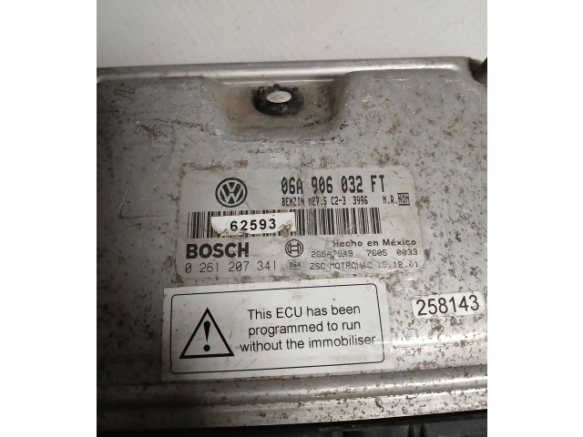 Блок управления двигателя 06A906032FT, 62593   Volkswagen New Beetle