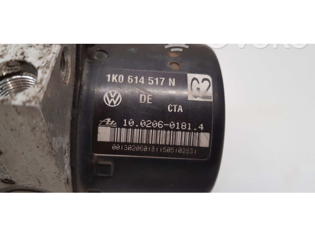 Блок АБС 1K0614517N, 10.0206-0181.4 Audi A3 S3 8P 2003 - 2012 года