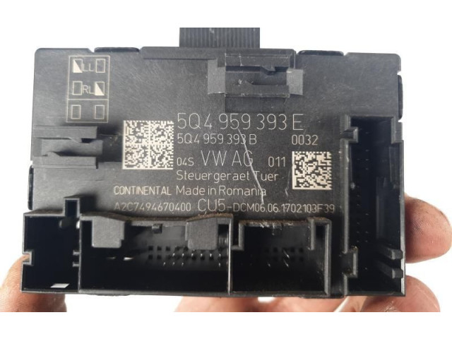 Блок управления 5Q4959393E, 5Q4959393E Skoda Octavia Mk3 (5E)