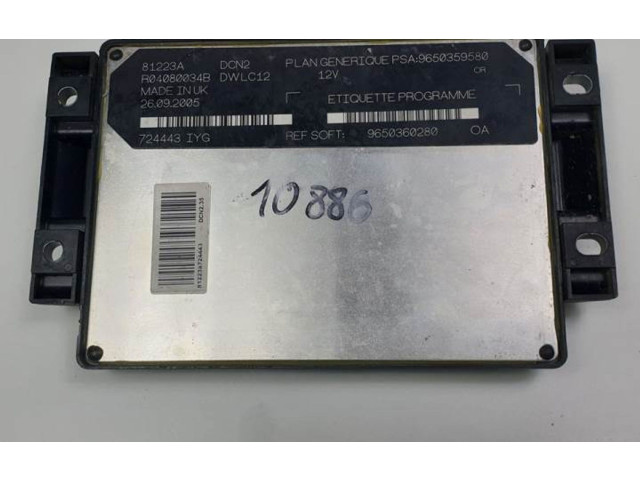 Блок управления двигателя R04080034B, 9650359580   Peugeot Partner