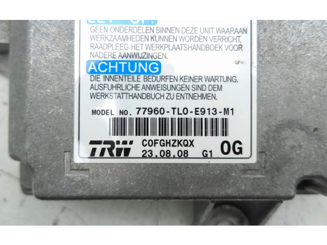 Блок подушек безопасности 77960TL0E913M1 Honda Accord