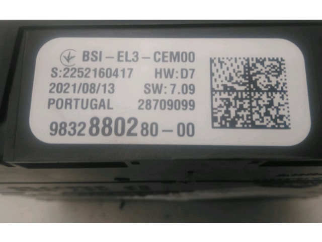 Блок предохранителей 1681052580, 9832880280   Peugeot 2008 II    