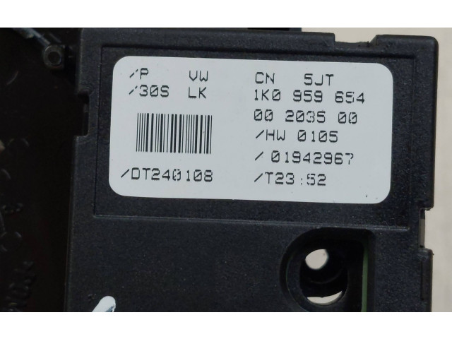 Подрулевой шлейф SRS 1K0959653C, 1K0959654   Skoda Octavia Mk2 (1Z)