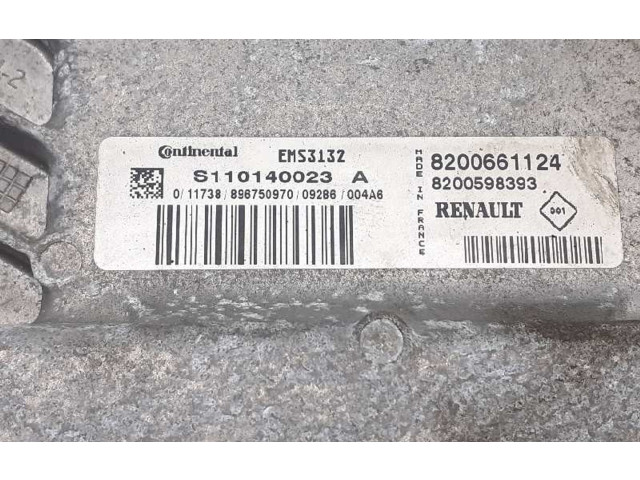 Блок управления двигателем Блок управления 8200661124, S110140023A Dacia Logan Pick-Up