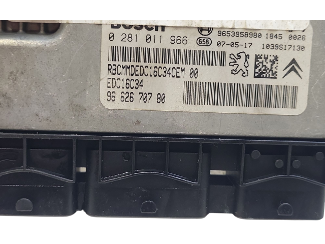 Řídící jednotka 9662670780, 0281011966 Citroen C4 I 2007