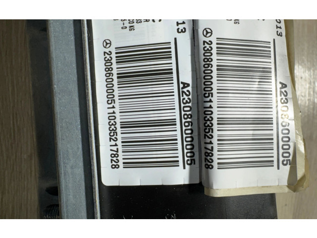 Подушка безопасности пассажира A2308600005, 2308600005   Mercedes-Benz SL R230
