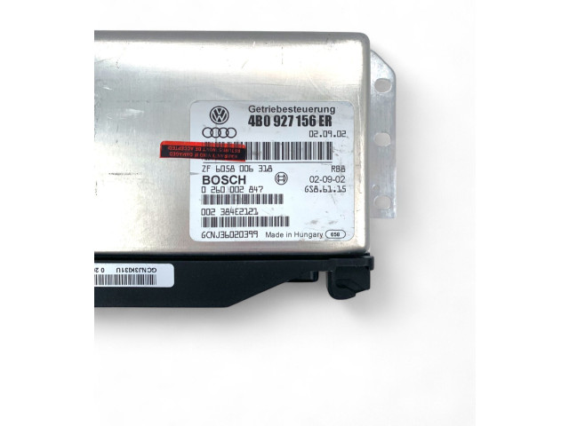 Блок управления климат-контролем 4B0927156ER, 0260002847 Audi A6 S6 C5 4B