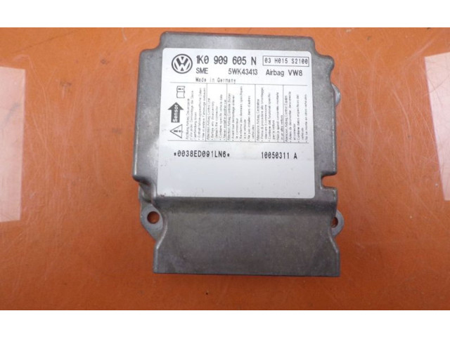 Блок подушек безопасности 1K0909605N, 1K0909605N Volkswagen Golf Plus