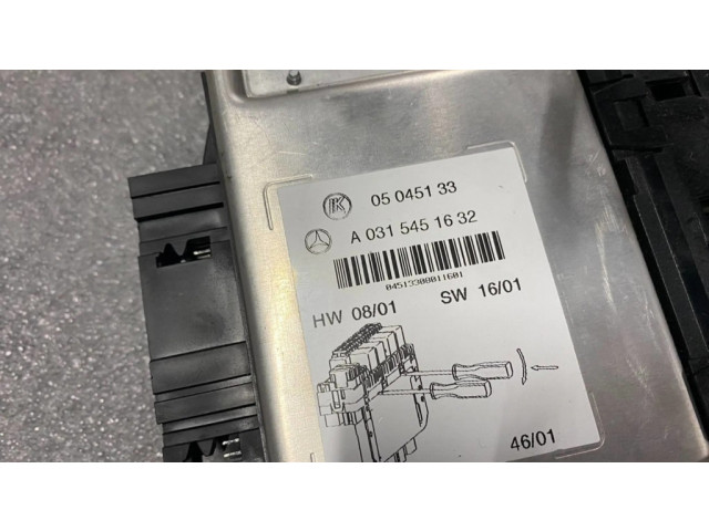 Pojistková skříňka A0315451632 Mercede-Benz S W220 2004