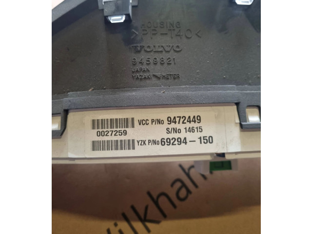 Панель приборов 9472449, 9459821 Volvo V70