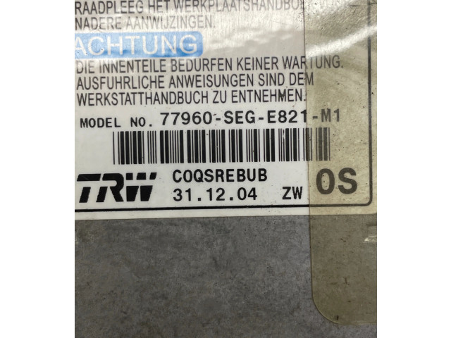 Блок подушек безопасности 77960SEGE821M1, 311204 Honda Accord