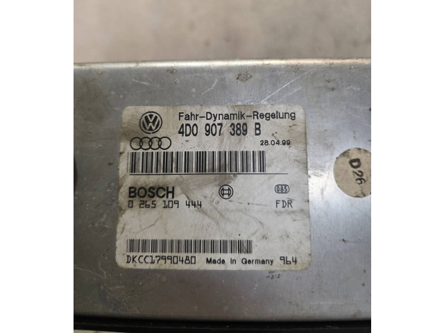 Блок управления двигателя 4D0907389B, 0265109444 Audi A8 S8 D2 4D