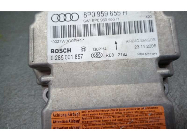 Блок подушек безопасности 8P0959655H, 0285001857 Audi A3 S3 8P
