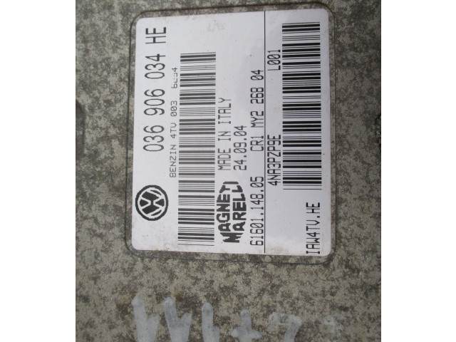 Блок управления двигателя 036906034HE Skoda Fabia Mk1 (6Y)