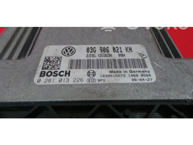 Блок управления двигателя 03G, 021   Volkswagen Jetta III