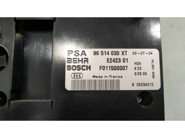 Блок управления климат-контролем 96514030XT Citroen Xsara Picasso