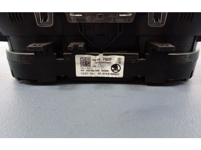 Панель приборов 6V0920700D, 6V0920700D Skoda Fabia Mk3 (NJ)