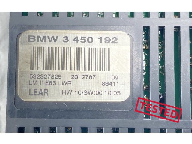 Блок комфорта 61353451625, 3451625   BMW X3 E83   