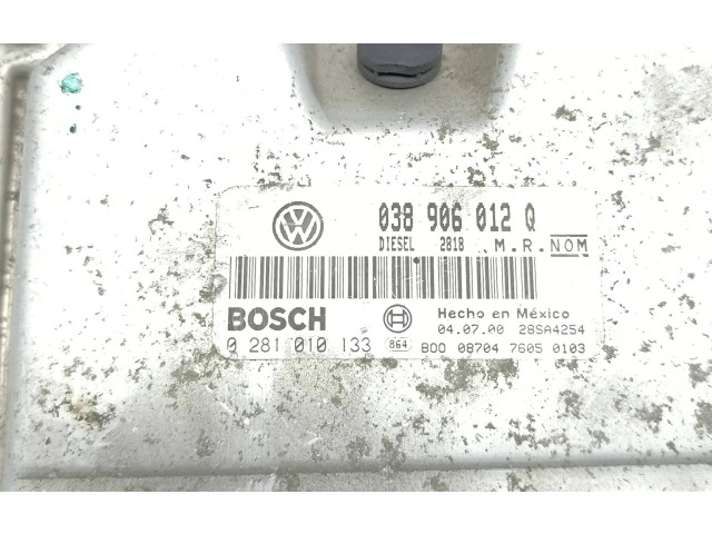 Блок управления двигателя 038906012Q, 0281010133   Volkswagen New Beetle