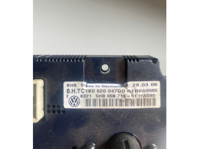 Блок управления климат-контролем 1K0820047DQ Volkswagen PASSAT B6