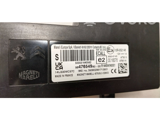 Блок управления двигателя 9847654980 Citroen C3 Aircross