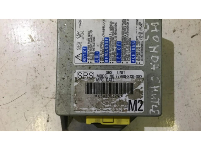 Блок подушек безопасности 7960sx0 Honda Shuttle