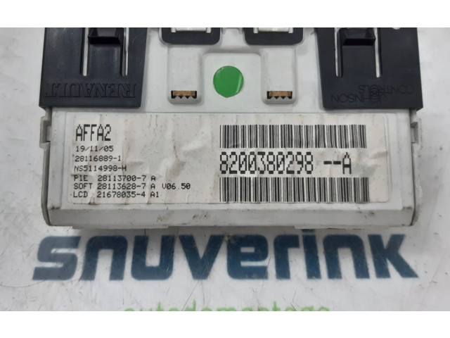 Дисплей    8200380298, 8200380298   Renault Trafic II (X83)