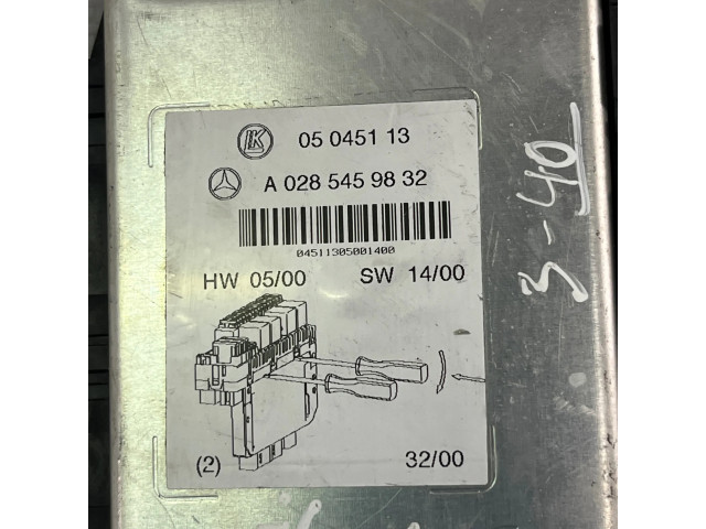 Pojistková skříňka A0285459832, 05045113 Mercede-Benz S W220 2001