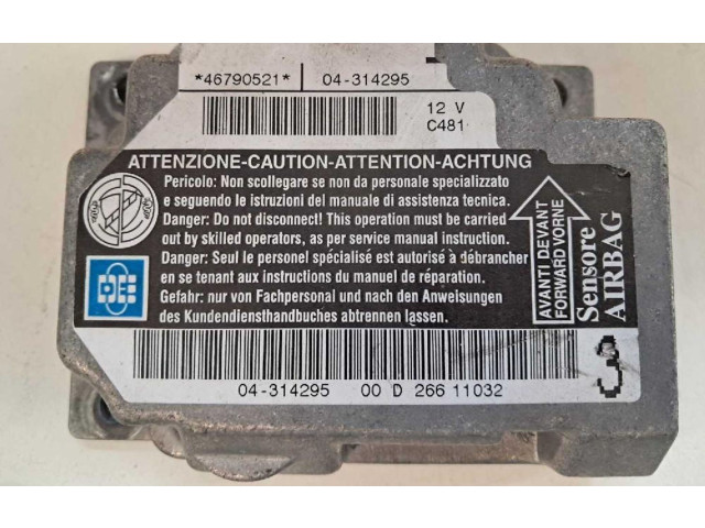 Блок подушек безопасности 46790521   Lancia Y 840