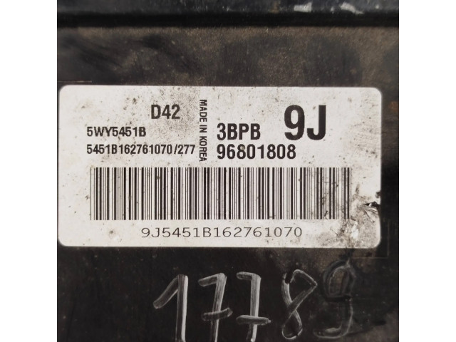 Блок управления двигателя 5WY5451B, 96801808   Chevrolet Matiz