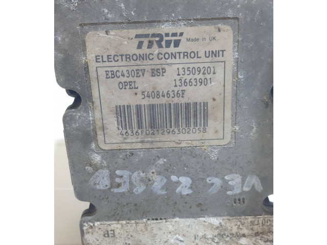 Jednotka ABS 54084636F, 13509201 Opel Vectra C 2003