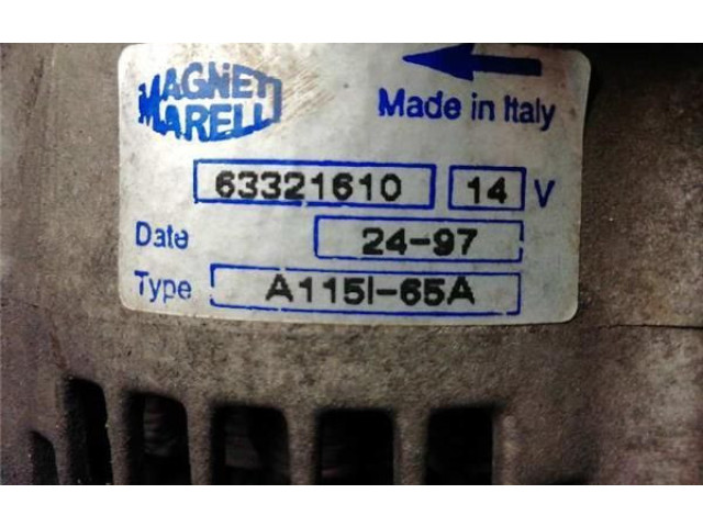 Генератор 63321610, 63321610   Fiat Bravo - Brava      