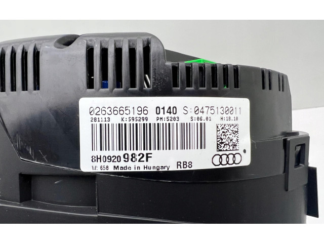 Přístrojová deska Audi RS4 B7 2010 8H0920982F