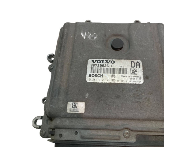 Блок управления двигателя 30729826, 30729826A Volvo V70