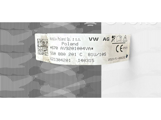 Руль Volkswagen Golf VII  2013 - 2019 года 5G0419091, 624880300B      