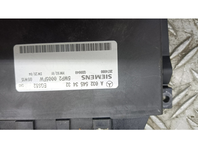 Блок управления коробкой передач 0325453432   Mercedes-Benz E W211