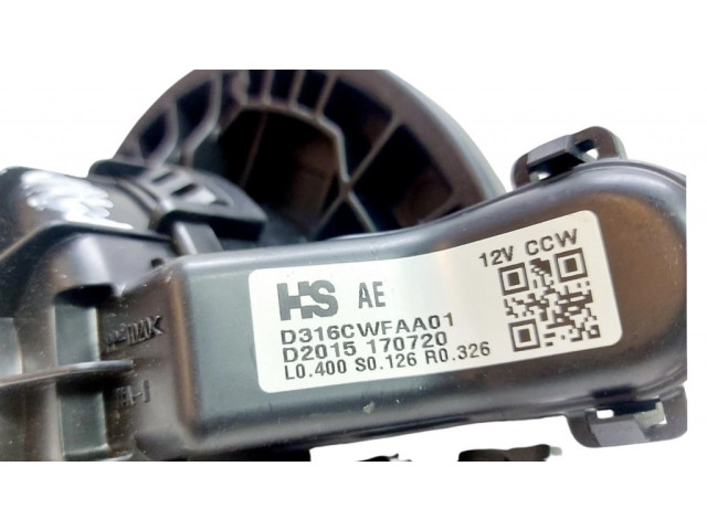 Вентилятор печки D316CWFAA01 Hyundai Ioniq
