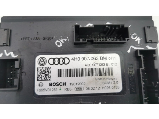 Блок комфорта 4H0907063BM, 19012002 Audi A7 S7 4G