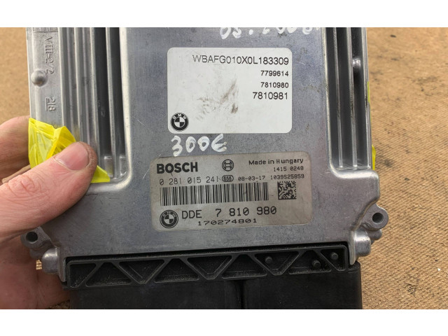 Řídící jednotka 7810980, 13617810980 BMW X6 E71 2008