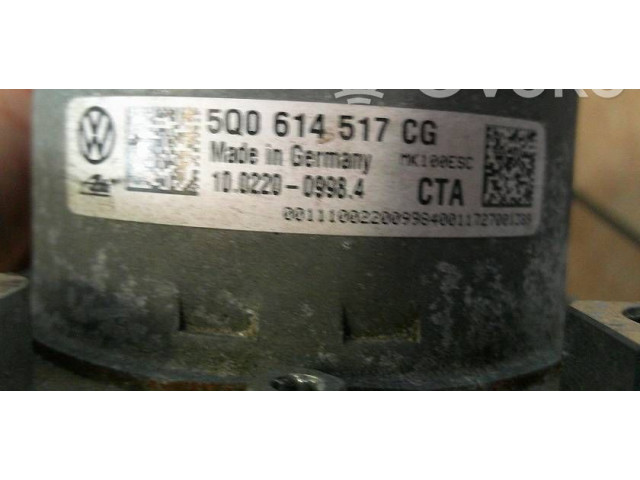 Блок АБС 5Q0614517CG, 10022009984 Volkswagen Golf Sportsvan 2014 - 2020 года