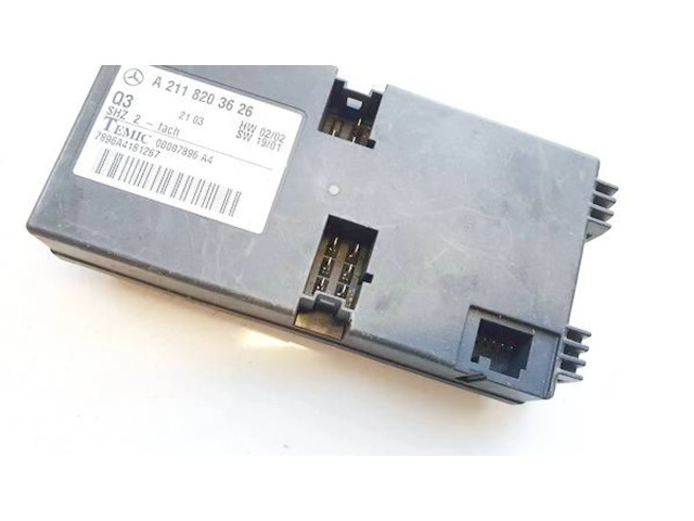 Блок управления A2118203626, 7896a4181267   Mercedes-Benz E W211