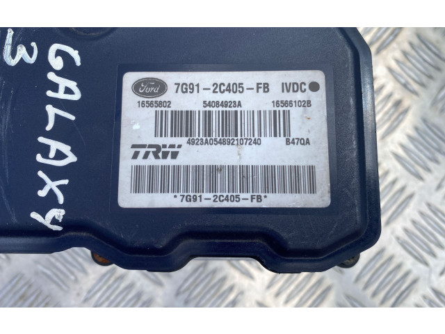 Блок АБС 7G912C405FB, 54084923A   Ford  Galaxy  2006 - 2015 года