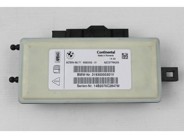 Блок подушек безопасности 9350003 BMW 5 F10 F11