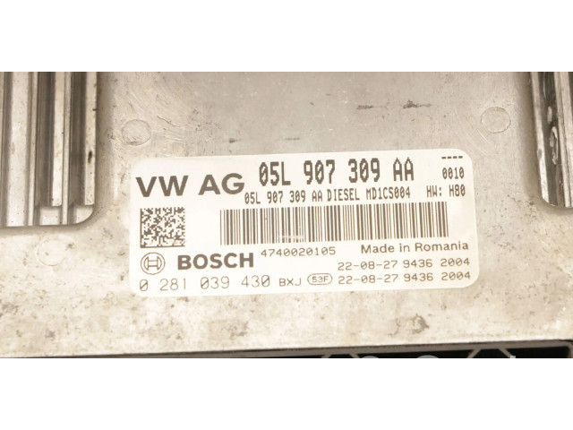 Блок управления двигателя 05L907309AA, 0281039430 Audi A3 8Y